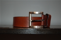 Aged Leather No Label Belt, size L