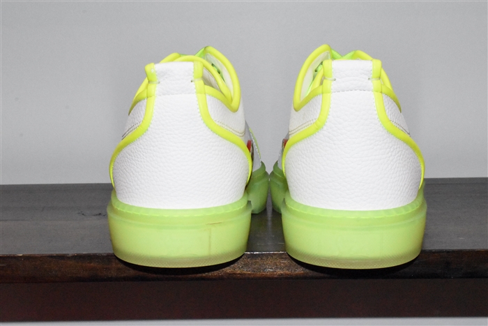 White & Yellow Christian Louboutin Sneaker, size 13