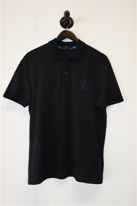 Navy Gucci Polo, size L