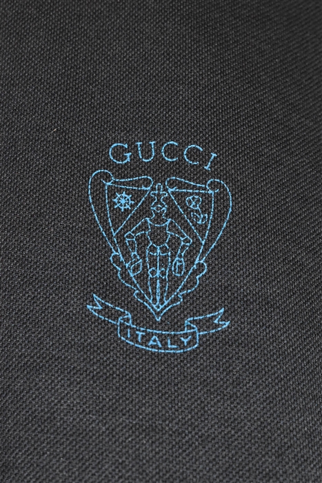 Navy Gucci Polo, size L