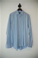 Sky Blue Etro Button Shirt, size L