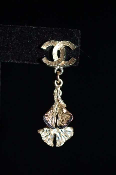 Gold Chanel Earrings, size O/S