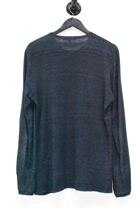 Navy Melange John Varvatos Henley, size M