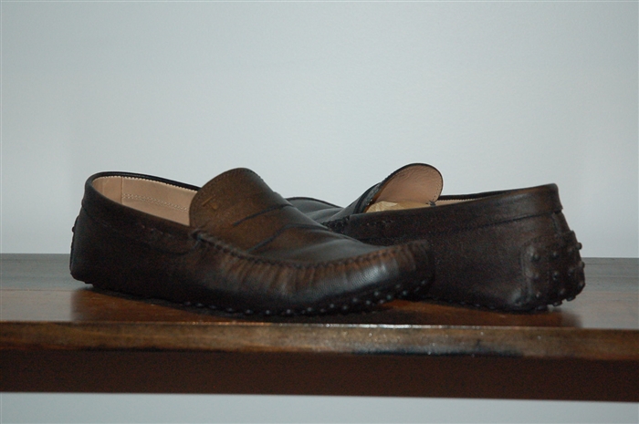 Black Leather Tod's Loafer, size 11