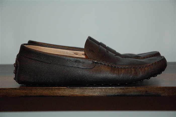 Black Leather Tod's Loafer, size 11