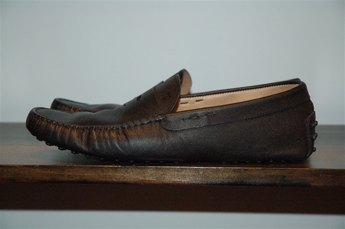Black Leather Tod's Loafer, size 11