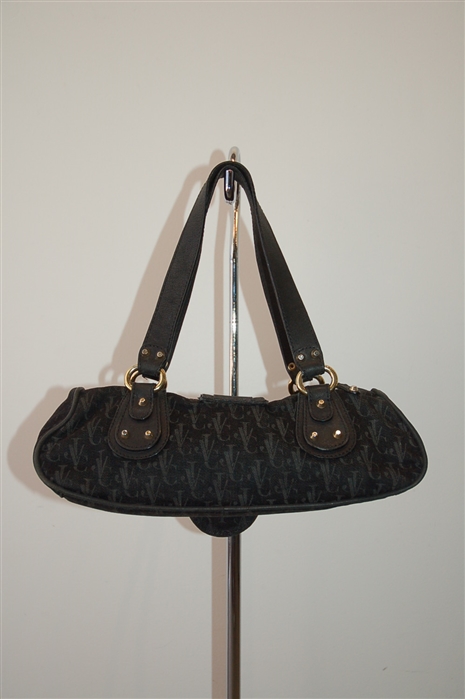 Monogram Versace Jeans Couture Satchel, size S