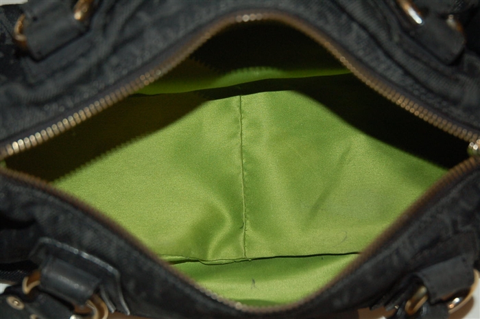 Monogram Versace Jeans Couture Satchel, size S