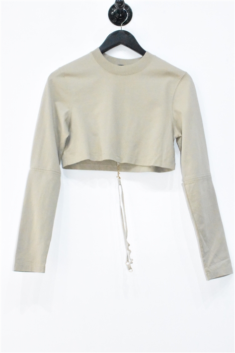 Khaki Jacquemus Cropped Top, size XS