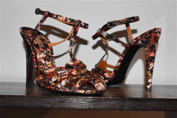Abstract Print Bottega Veneta Sandal, size 8