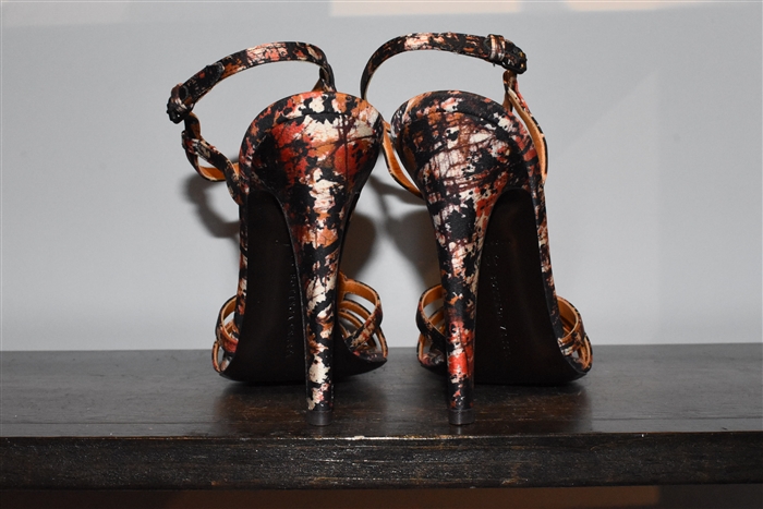 Abstract Print Bottega Veneta Sandal, size 8