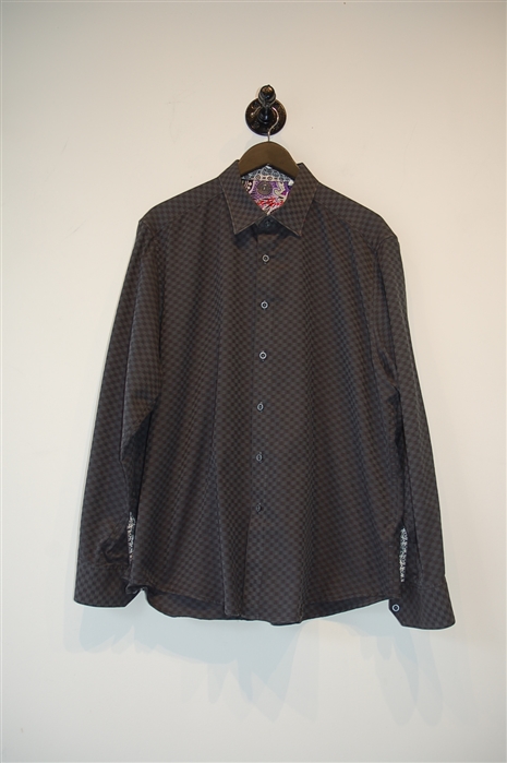 Checkerboard Robert Graham Button Shirt, size XL