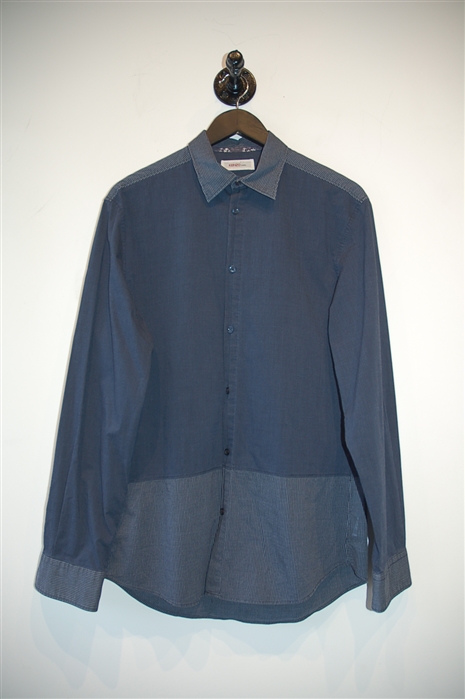 Slate Blue Kenzo Button Shirt, size L