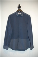Slate Blue Kenzo Button Shirt, size L