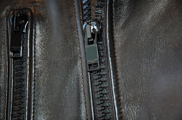 Black Leather Saint Laurent Leather Jacket, size M