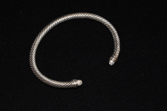 Sterling Silver David Yurman Bracelet, size O/S