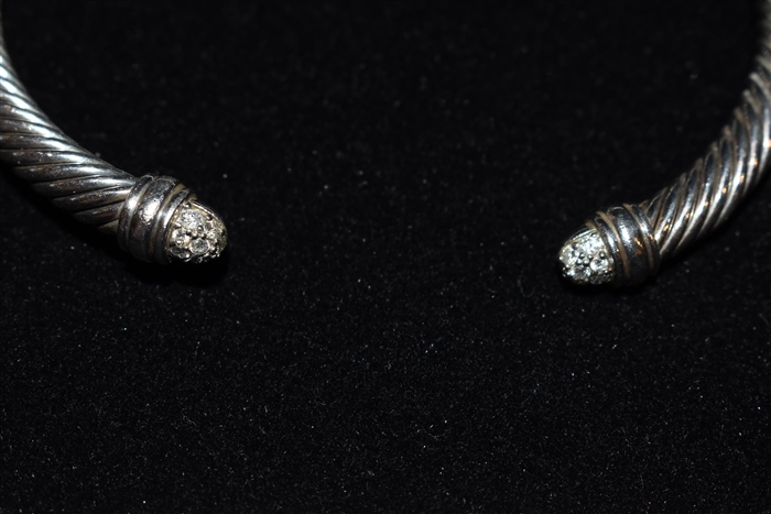 Sterling Silver David Yurman Bracelet, size O/S