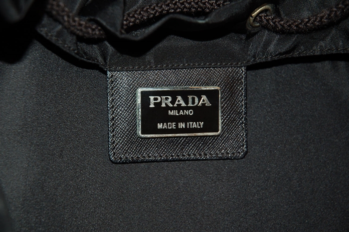 Basic Black Prada Backpack, size L