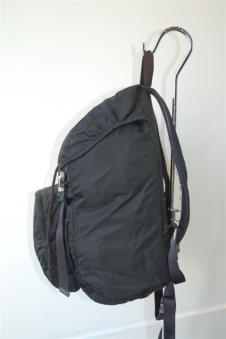 Basic Black Prada Backpack, size L