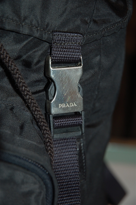 Basic Black Prada Backpack, size L