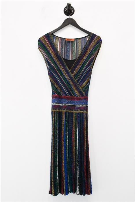 Striped Missoni A-Line Dress, size 6