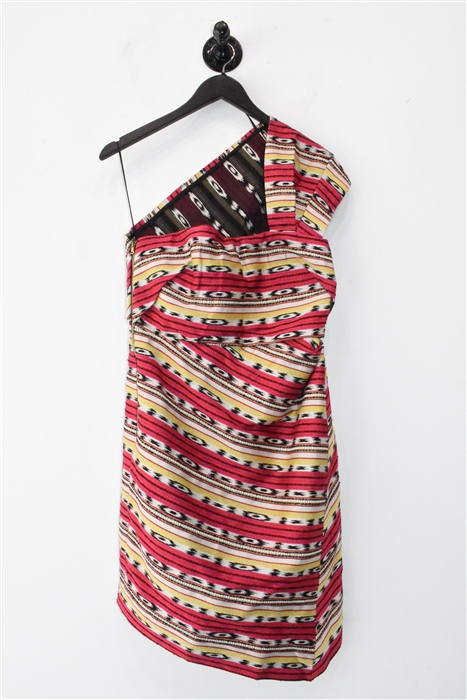 Striped Carven Sheath Dress, size 6