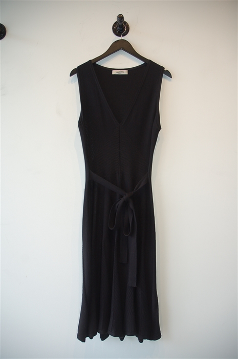 Basic Black Valentino A-Line Dress, size M