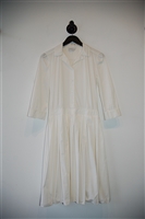 Soft White Prada Shirt Dress, size 4