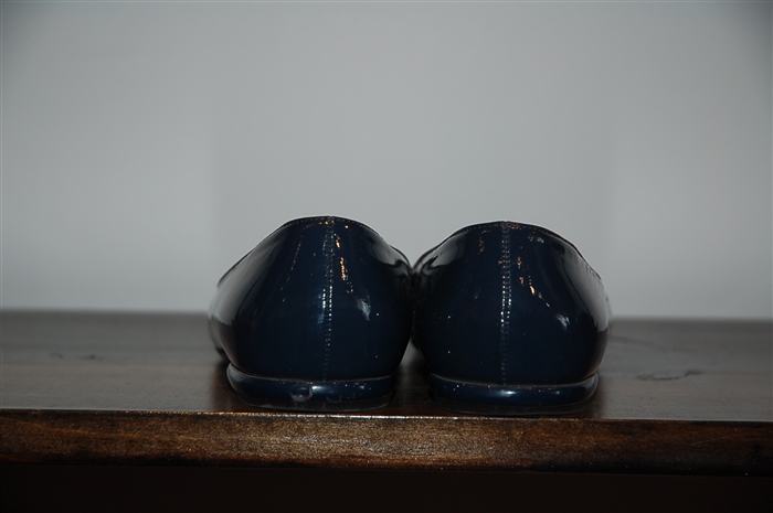 Dark Aqua Prada Ballet Flats, size 7