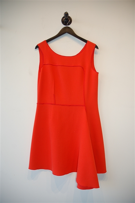 Bright Orange Nina Ricci Asymmetrical, size 10