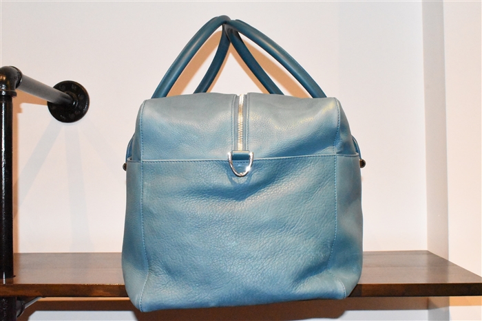 Deep Aqua Smythson Duffle, size XL