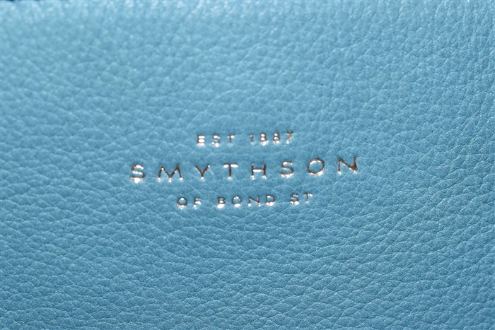 Deep Aqua Smythson Duffle, size XL