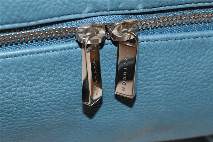 Deep Aqua Smythson Duffle, size XL