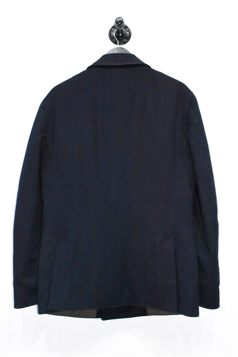 Navy Brunello Cucinelli Peacoat, size L