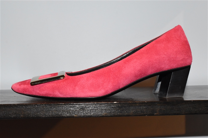 Deep Pink Roger Vivier Kitten Heels, size 8