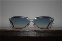 Powder Blue Chanel Sunglasses, size O/S