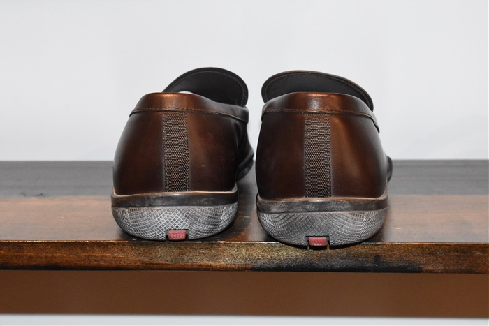 Espresso Prada Loafer, size 10