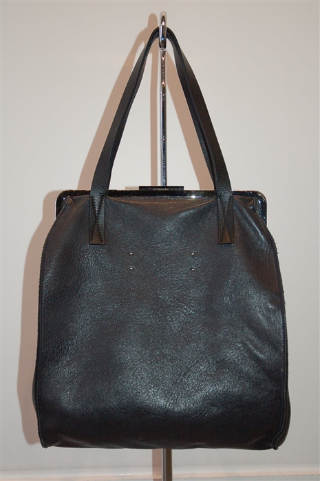 Black Leather Marni Tote, size M