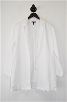 Bright White Eileen Fisher Jacket, size S