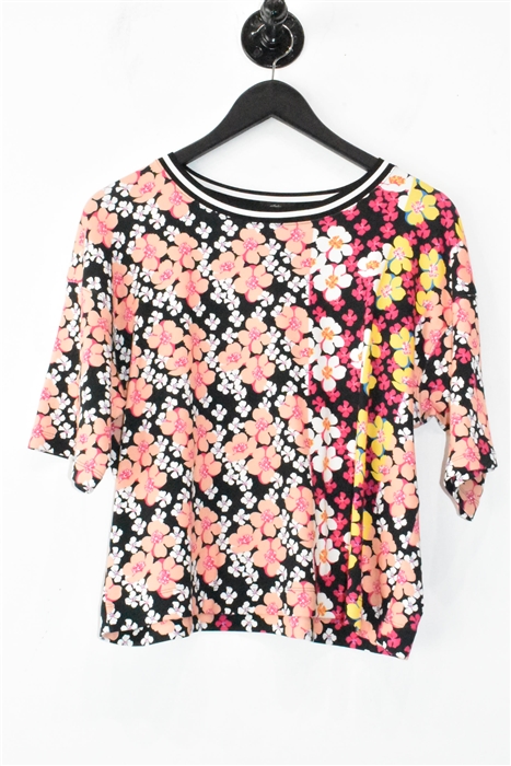 Floral Marc Cain Short-Sleeved Top, size M