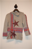 Heather Gray Just Cavalli Pullover, size S