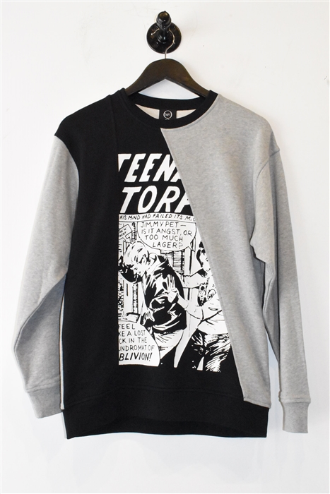 Gray & Black Alexander McQueen - McQ Sweatshirt, size XS