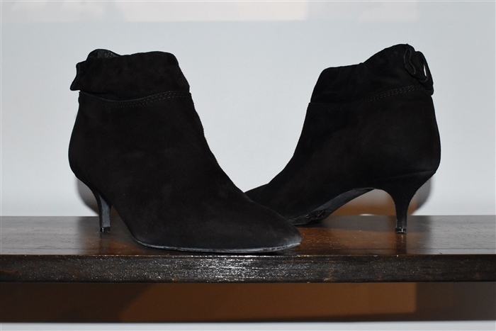 Black Suede Lanvin Booties, size 8