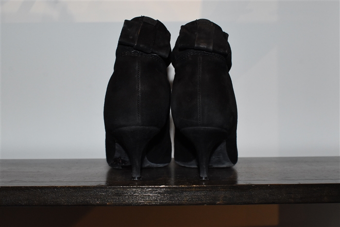 Black Suede Lanvin Booties, size 8
