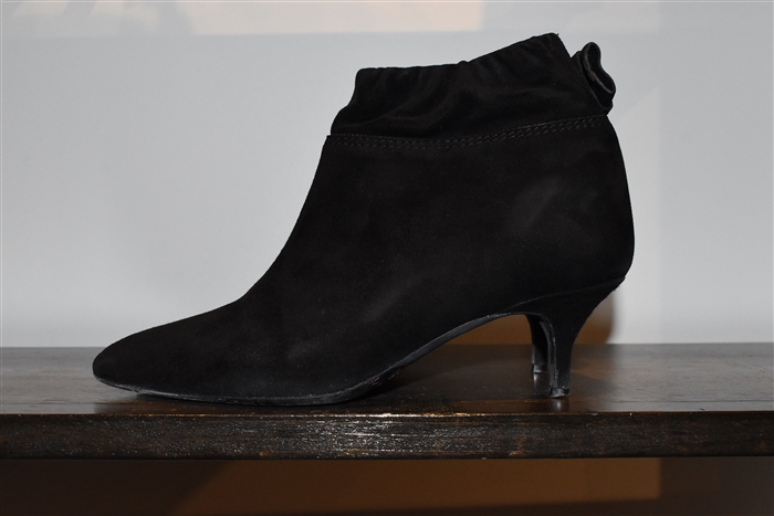 Black Suede Lanvin Booties, size 8