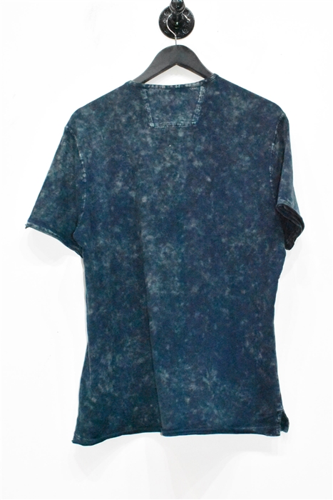 Navy Melange John Varvatos Henley, size M