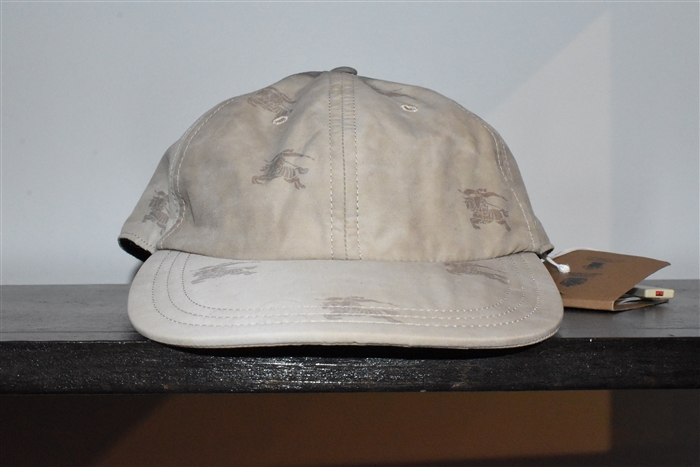 Beige Melange Burberry Cap, size S