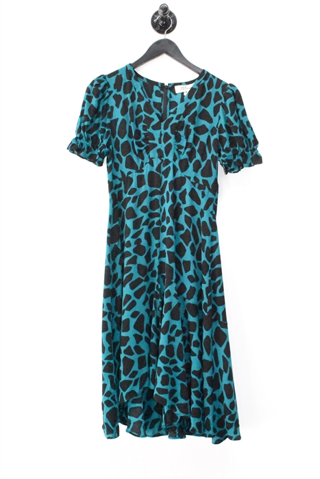 Animal Print Diane von Furstenberg A-Line Dress, size 2