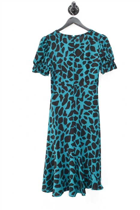 Animal Print Diane von Furstenberg A-Line Dress, size 2