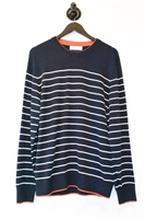 Navy Stripe Brunello Cucinelli Pullover, size XL